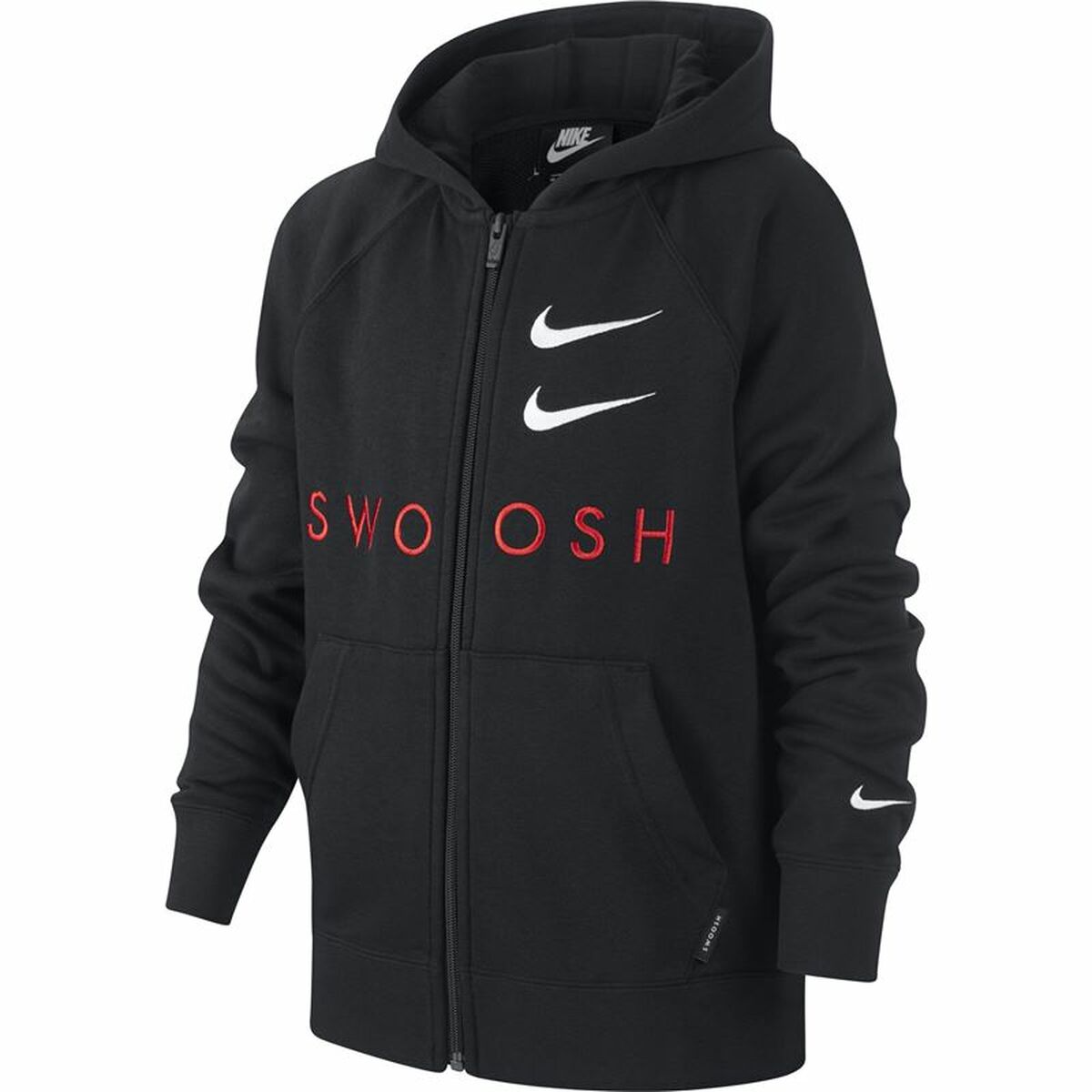 Children's Sports Jacket Nike Swoosh Black