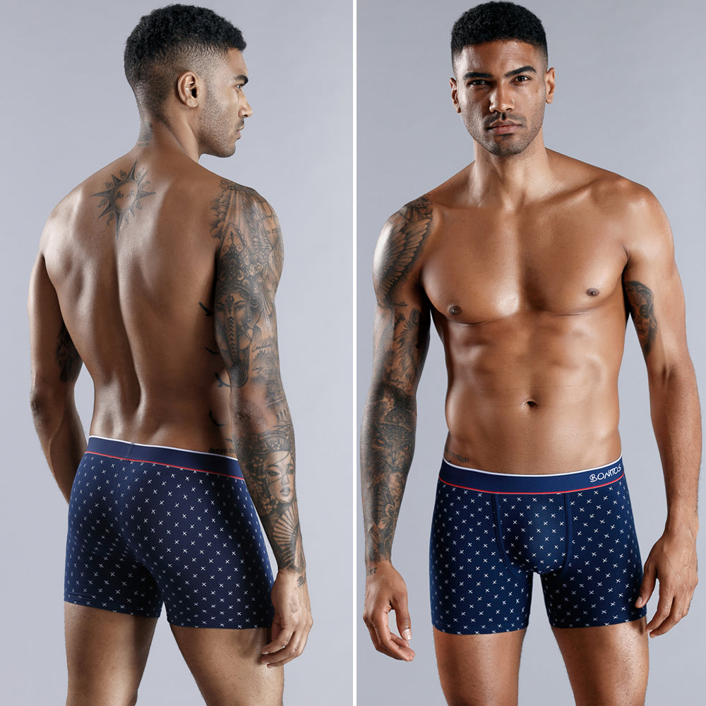 4pcs Boxer Shorts Men's Panties Homme Underpants Boxershorts Underwear