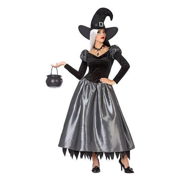 Costume for Adults Witch Multicolour (2 Pieces) (2 Units) (2 pcs)