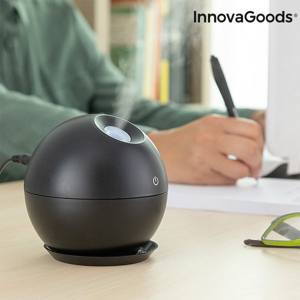 Mini Humidifier Scent Diffuser Black InnovaGoods