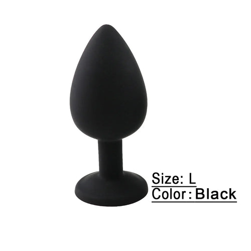 S/M/L Silicone Butt Plug Anal Plugs Prostate Massage Stimulator Anal