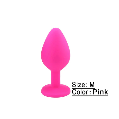 S/M/L Silicone Butt Plug Anal Plugs Prostate Massage Stimulator Anal