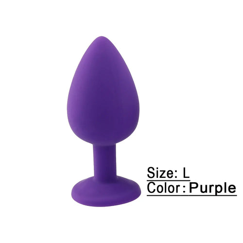 S/M/L Silicone Butt Plug Anal Plugs Prostate Massage Stimulator Anal