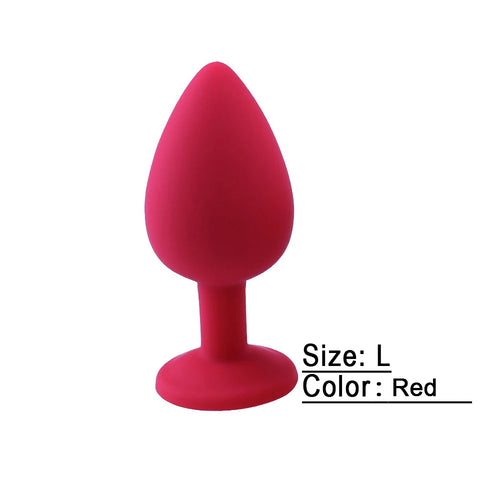 S/M/L Silicone Butt Plug Anal Plugs Prostate Massage Stimulator Anal