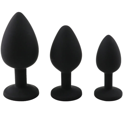 S/M/L Silicone Butt Plug Anal Plugs Prostate Massage Stimulator Anal