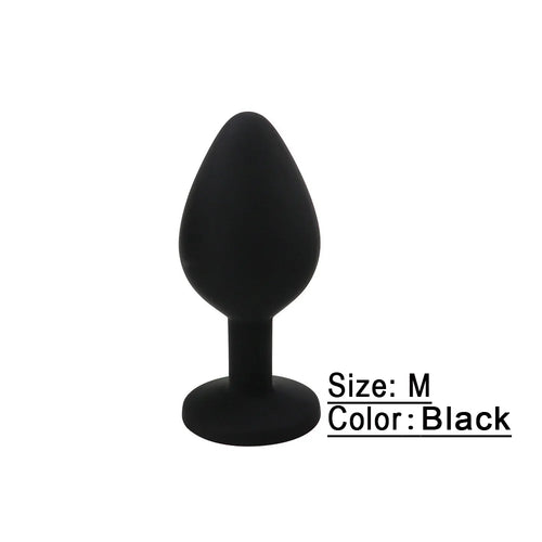 S/M/L Silicone Butt Plug Anal Plugs Prostate Massage Stimulator Anal