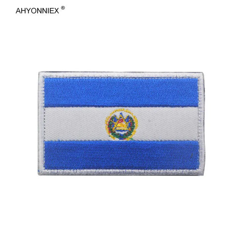 1PC 3D Embroidered Georgia Estonia Kuwait Cuba Jordan Egypt Jamaica