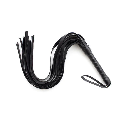 44cm PU Leathe Whip Sex Spanking BDSM Bondage Handle Lash Gay Fetish