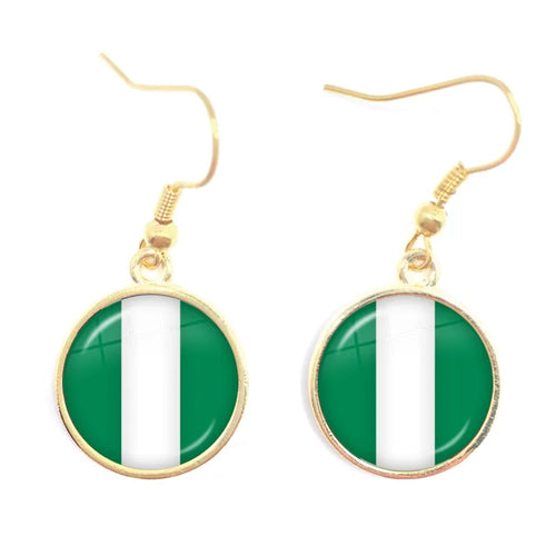 National Flag Drop Earrings