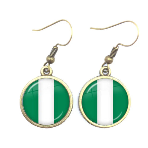 National Flag Drop Earrings