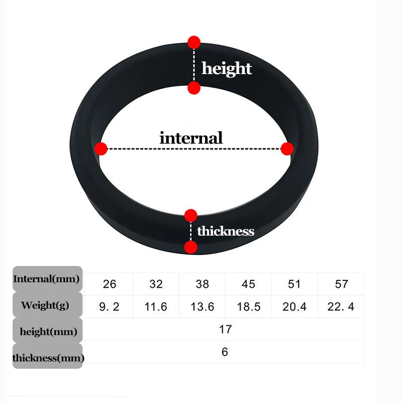 Chastity Cage Silicone Cock Ring Penis Enhance Erection Ejaculation