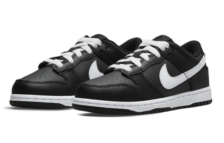 Nike Dunk Low Black White 2022 GS Sneakers shoes With Original Box