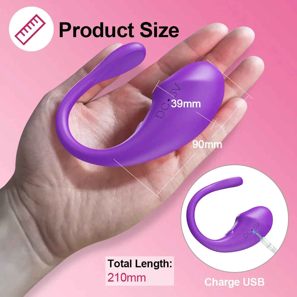 Wireless Bluetooth G Spot Dildo Vibrator for Women APP Remote Control