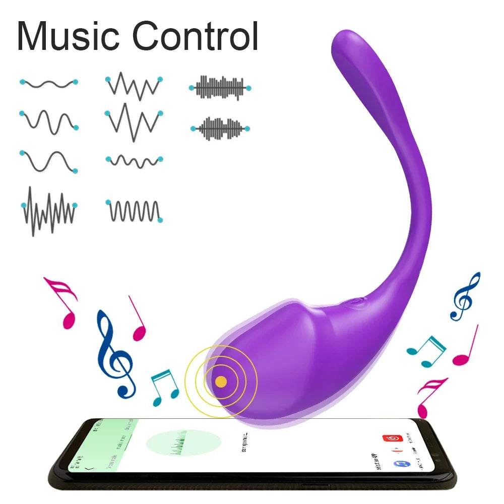 Wireless Bluetooth G Spot Dildo Vibrator for Women APP Remote Control