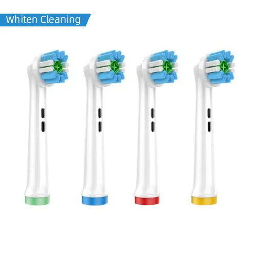 4PCS Dupont Bristle Electric Toothbrush Heads Whiten Teeth/Daily