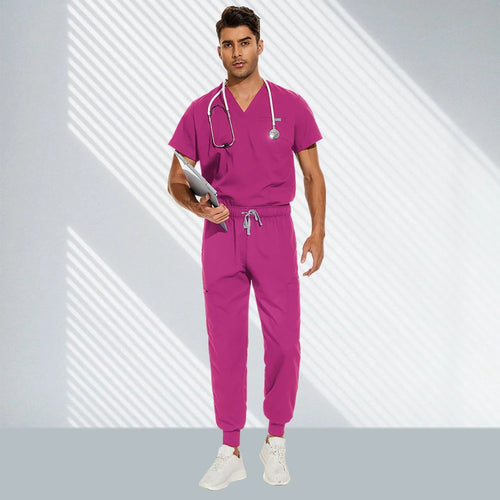 Hospital Doctor Nursing Set Unisex Wholesale Casual Jogger Suits Short