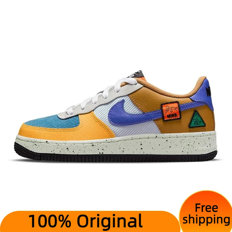 Nike Air Force 1 Low ACG University Gold GS Sneakers shoes With