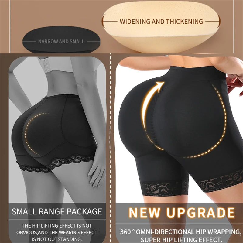 Butt Lifter Shapewear Shorts Women Fake Booty Hip Enhancer Body Shaper