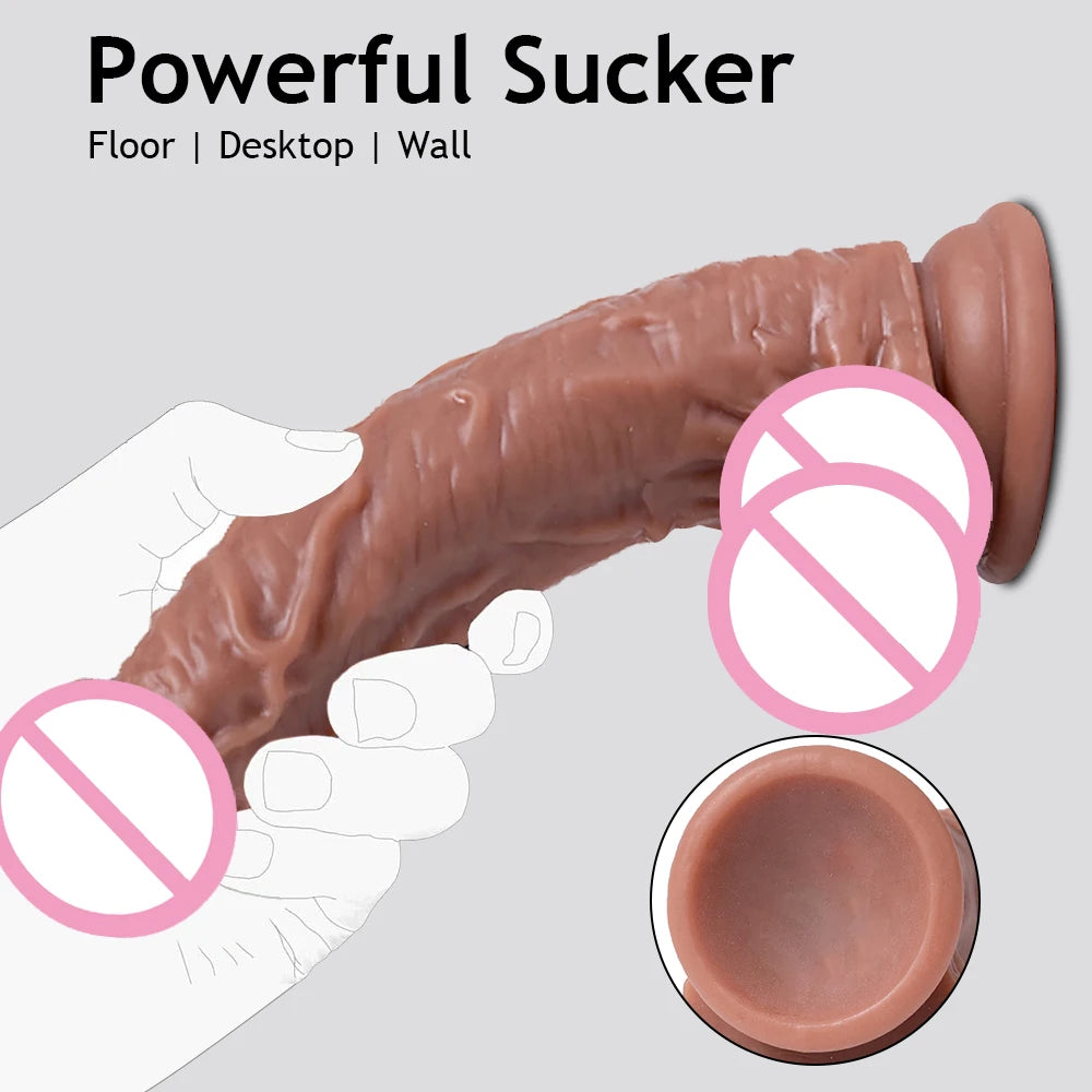 Strap on Dildo Wearable Sex Harness Silicone Dildo Realistic Penis