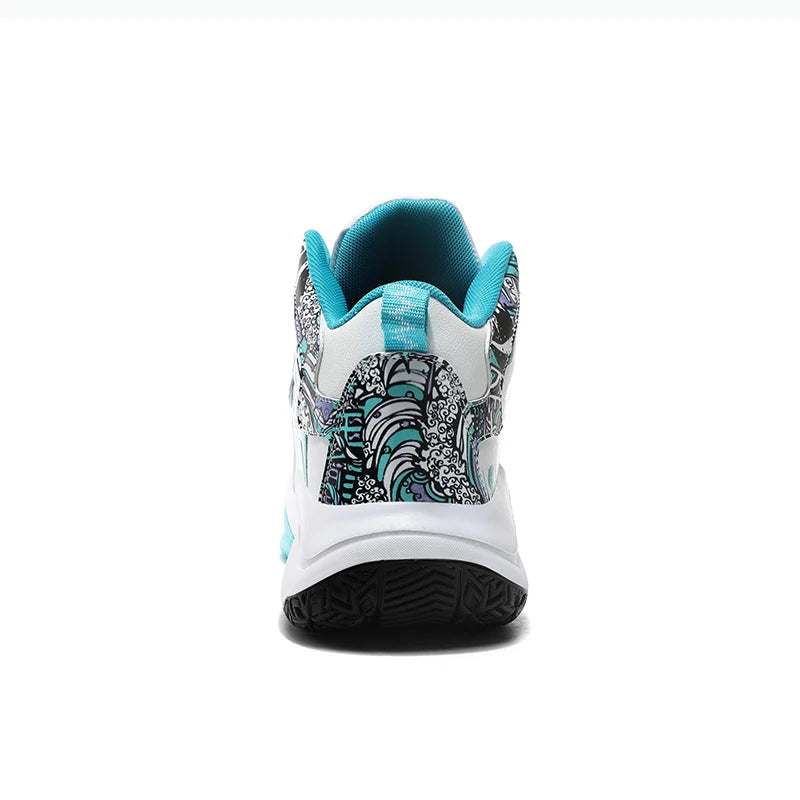 High-Top Unisex Basketball Shoes Men Women Cushioning Sneakers