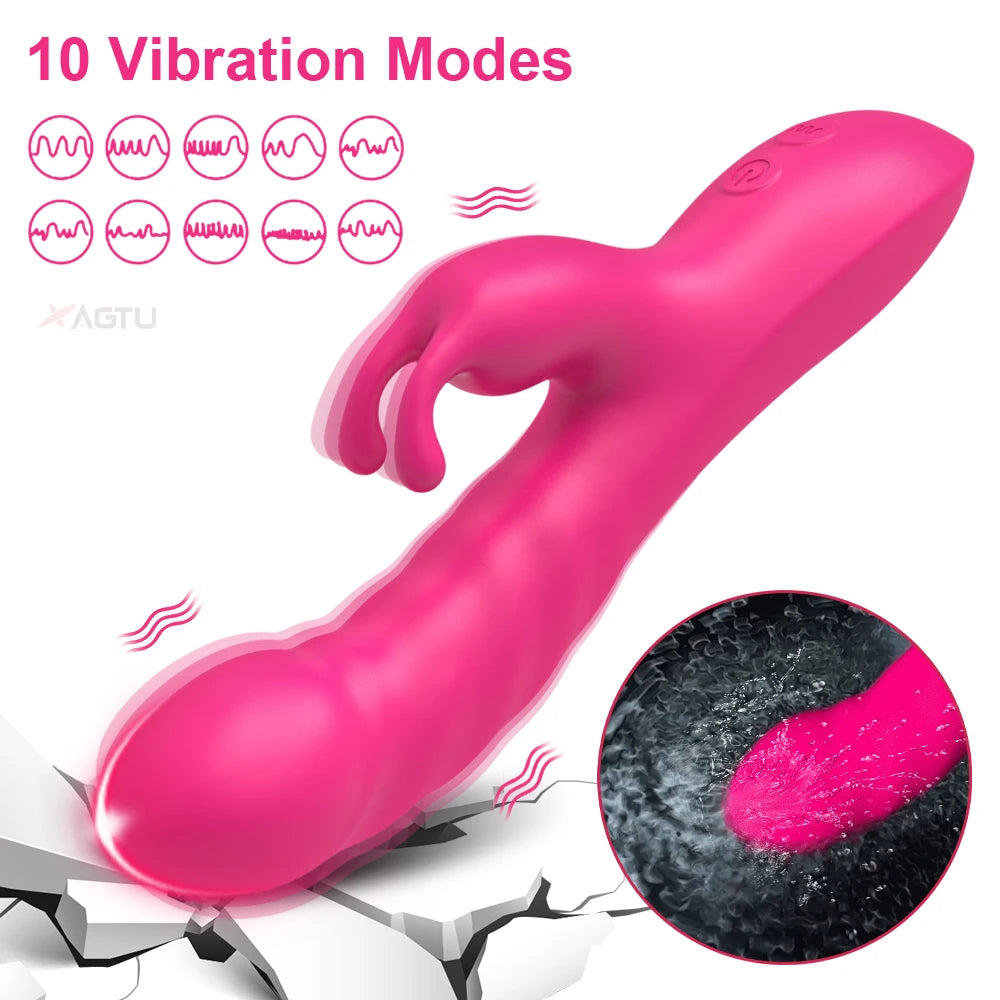 Powerful Rabbit Vibrator Female for Women G Spot Clitoris Stimulator