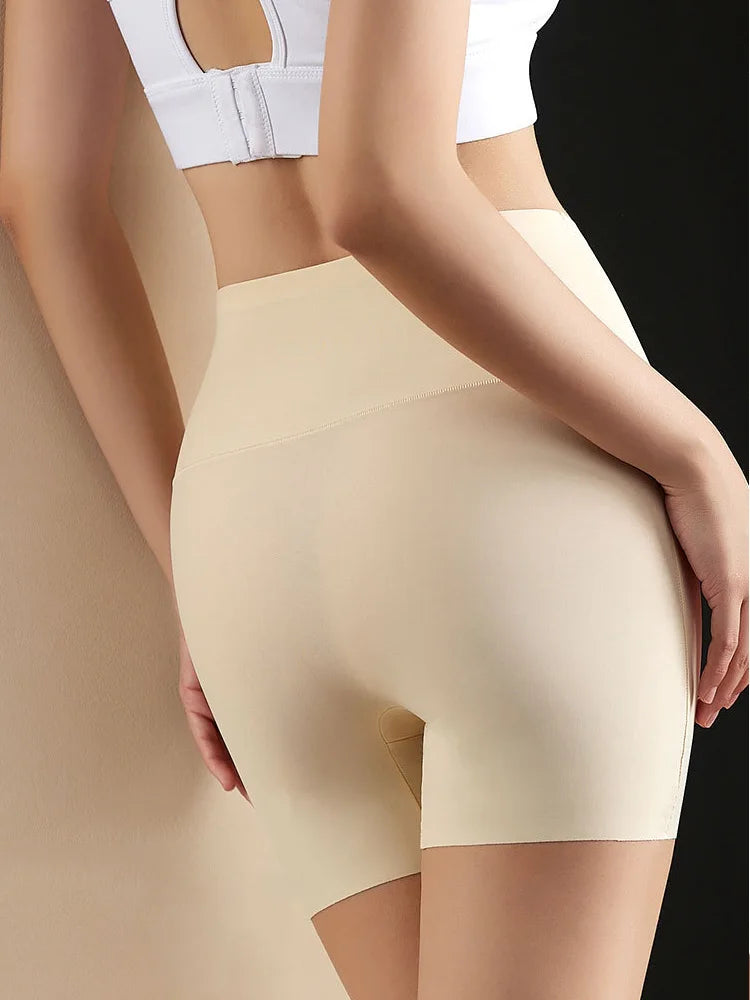 Women High Waist PAnties Security Short Pants Anti Exposure Underwear