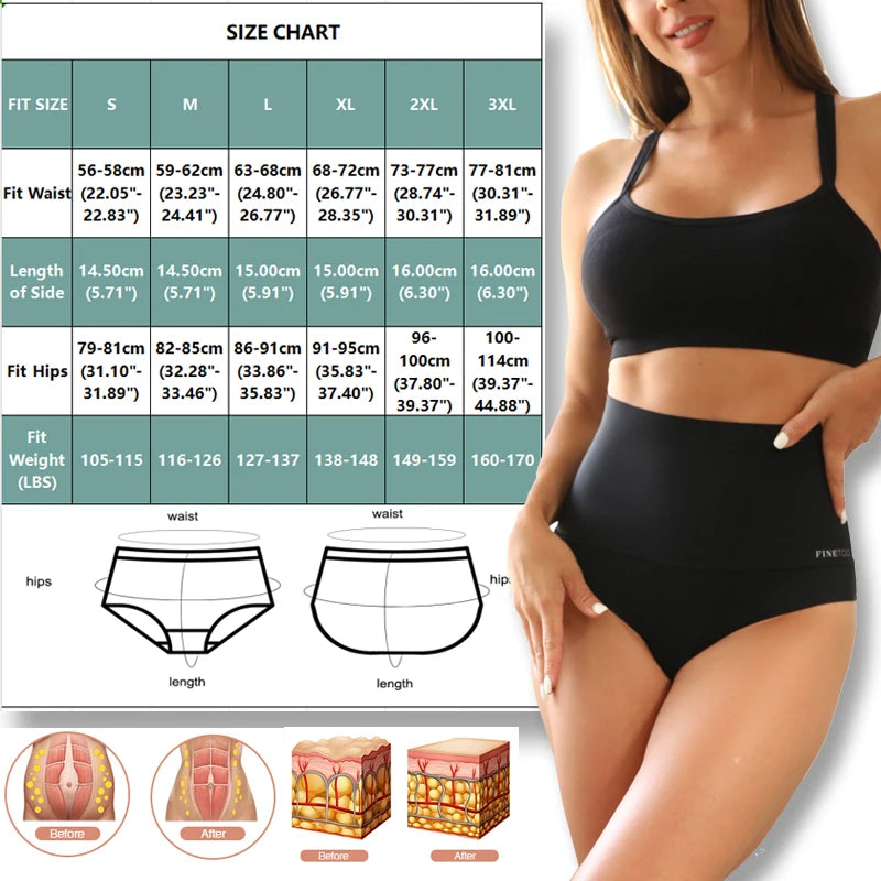 3PCS/Set Women High Rise Seamless Shapewear Bodysuit Ice Silk Tummy