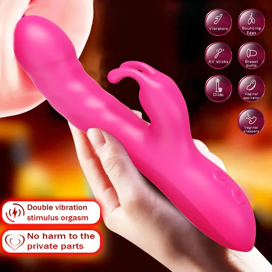 Powerful Rabbit Vibrator Female for Women G Spot Clitoris Stimulator