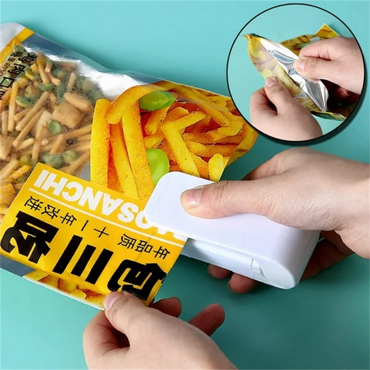 Mini Sealing Machine Plastic Food Bag Closure Portable Sealer Food