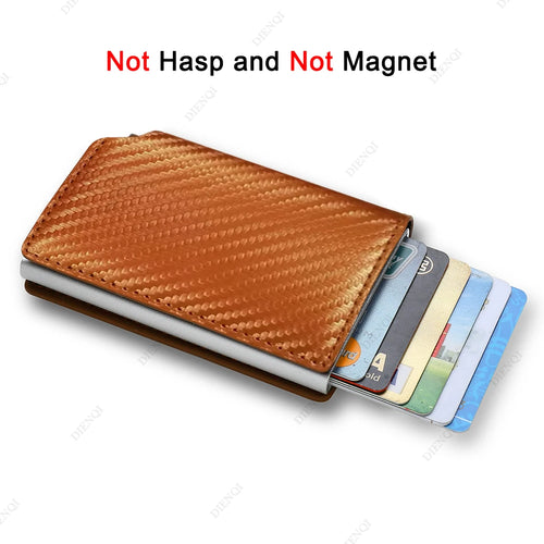 Anti Thief Rfid Credit Card Holder Smart Minimalist Wallet Men Women