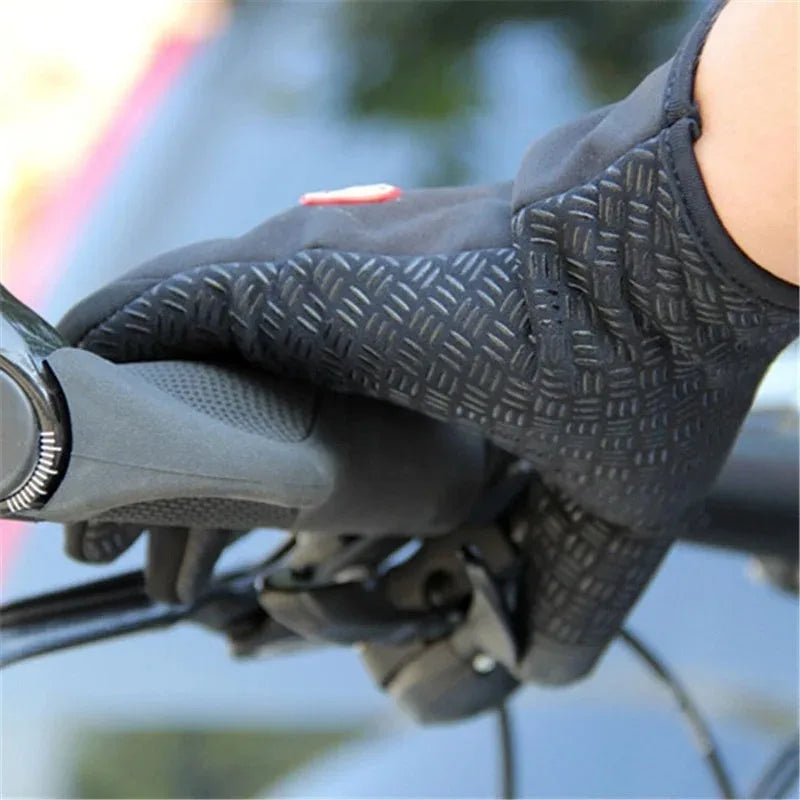 Men's Cycling Gloves Winter Touchscreen Warm Women Bicycle Gym Outdoor