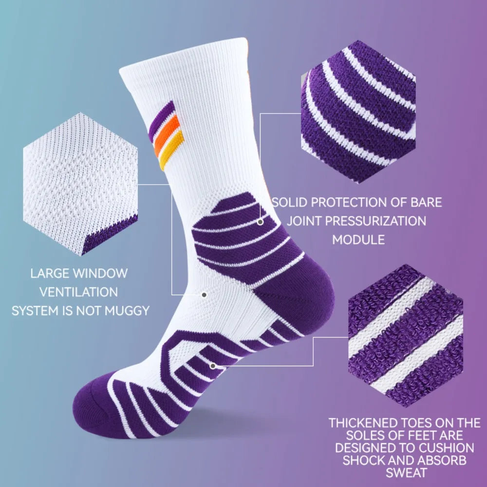 Elite Basketball Socks for Men Kobe Bryant Sports Boy and Children