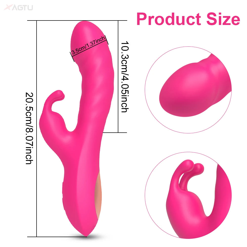 Powerful Rabbit Vibrator Female for Women G Spot Clitoris Stimulator