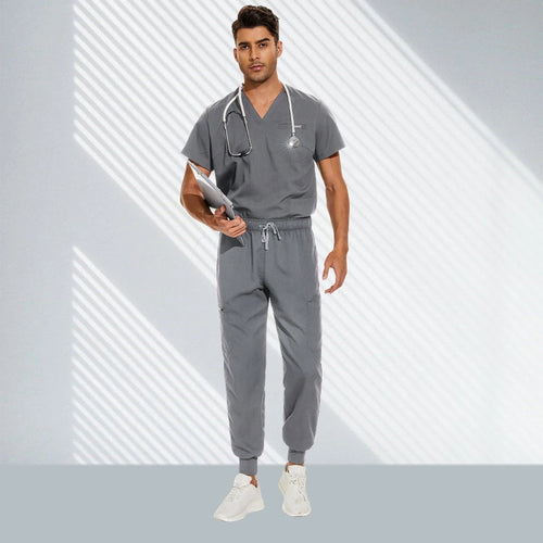 Hospital Doctor Nursing Set Unisex Wholesale Casual Jogger Suits Short