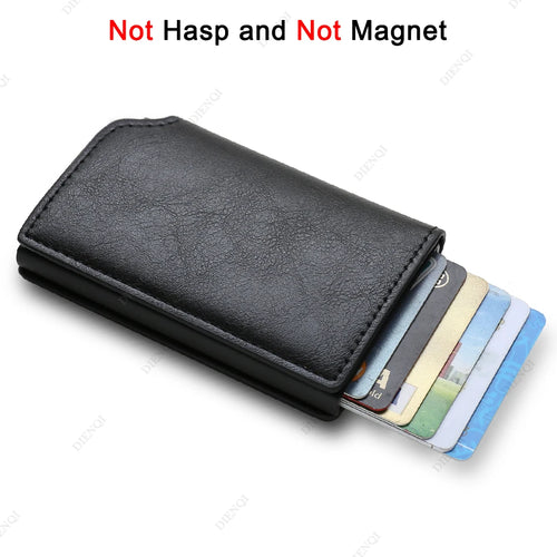 Anti Thief Rfid Credit Card Holder Smart Minimalist Wallet Men Women