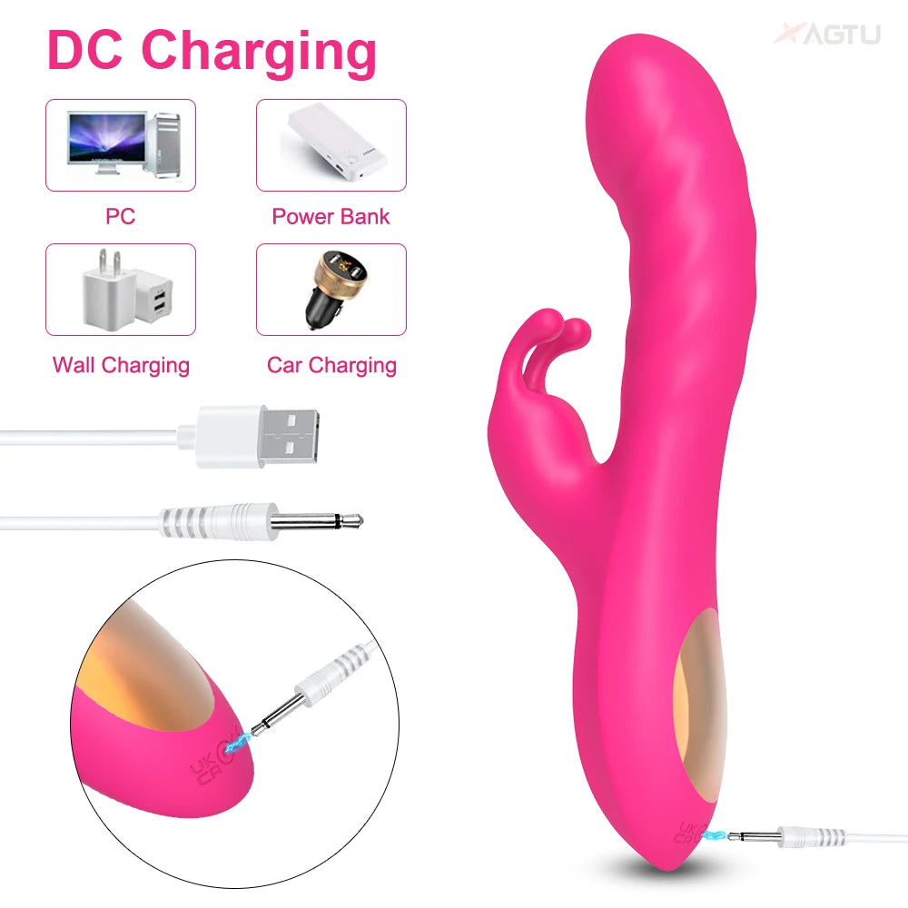 Powerful Rabbit Vibrator Female for Women G Spot Clitoris Stimulator