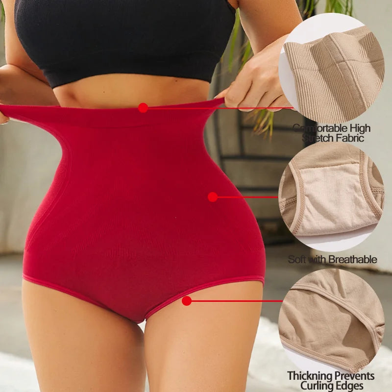 Slimming High Waist Tummy Control Panties Women Briefs Panty Shaper