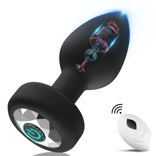 APP Wireless Control Anal Vibrator Butt Plug Men Prostate Massager