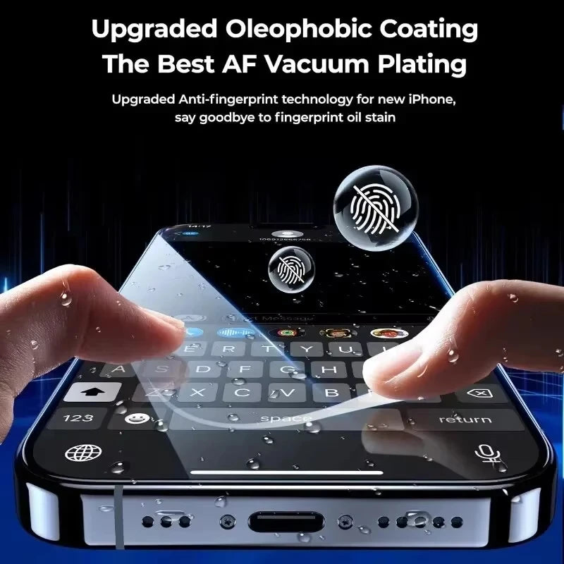 Anti Spy Glass For iPhone 16 11 12 13 14 15 PRO MAX Plus Privacy