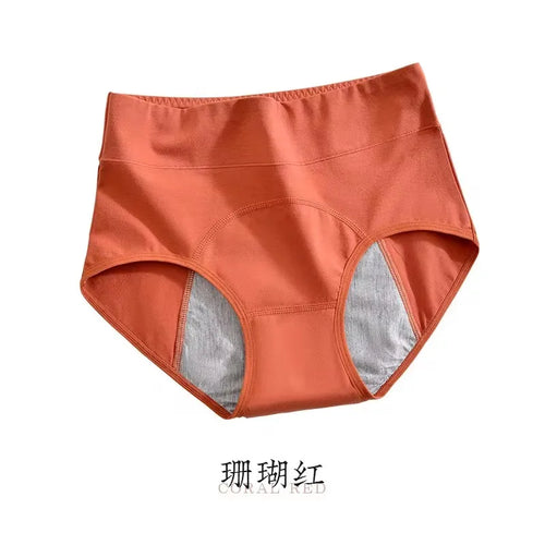 Panties for Menstruation Cotton Menstrual Panties High Waist Period