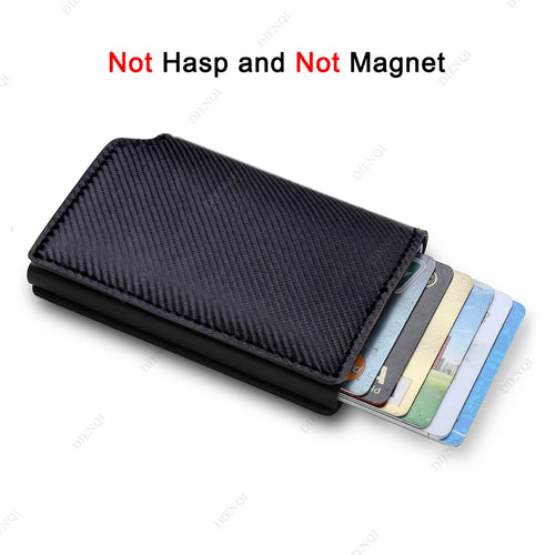 Anti Thief Rfid Credit Card Holder Smart Minimalist Wallet Men Women