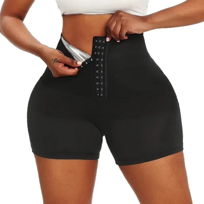 YBFDO Sweat Sauna Pants Body Shaper Weight Loss Slimming Shorts