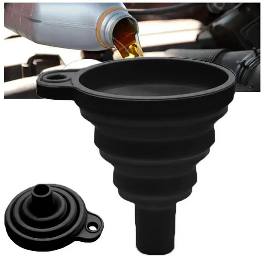 Car Engine Funnel Universal Silicone Liquid Funnel Washer Fluid Change