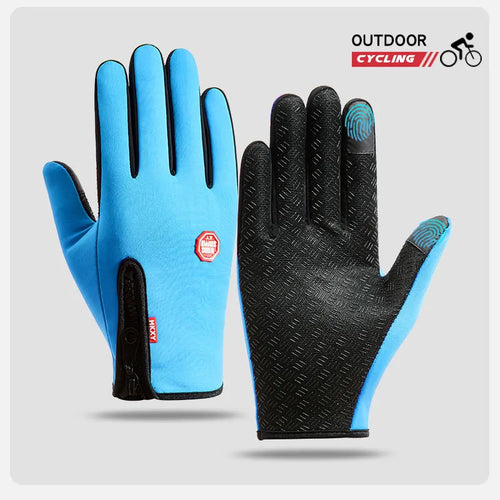 Men's Cycling Gloves Winter Touchscreen Warm Women Bicycle Gym Outdoor