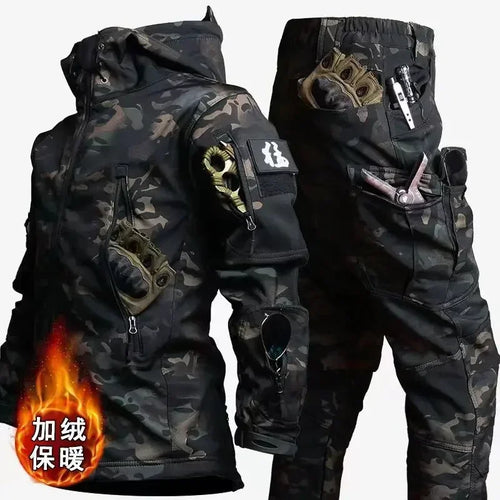 Tactical Winter Set Men's Outdoor Windproof Waterproof Suit