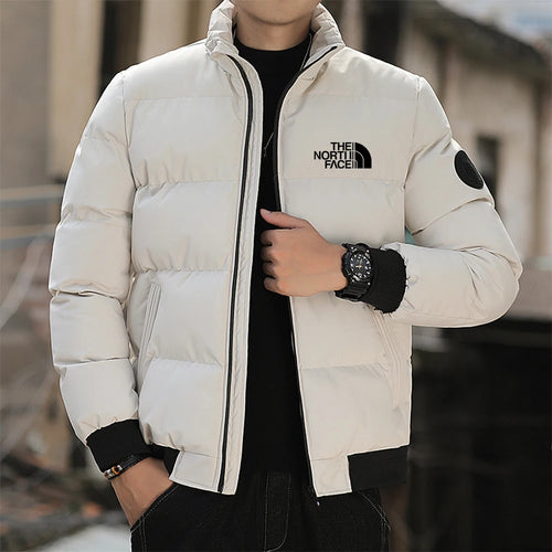 Fashionable and casual men's winter jacket outerwear cotton 2024 new