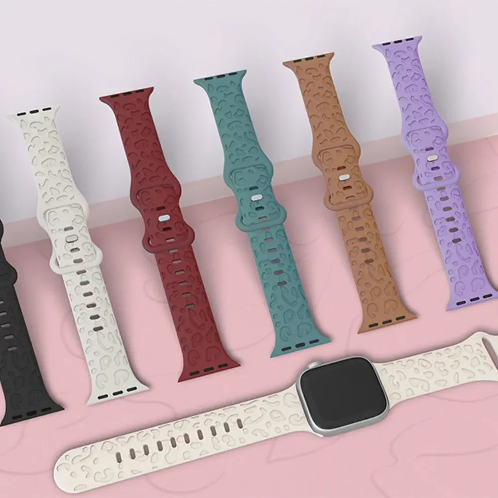 Strap For Apple Watch Band 45mm 44mm 42mm 41mm 40mm 49mm 38mm Engraved