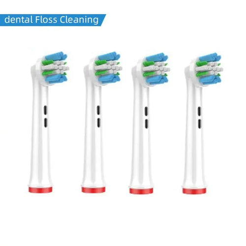 4PCS Dupont Bristle Electric Toothbrush Heads Whiten Teeth/Daily