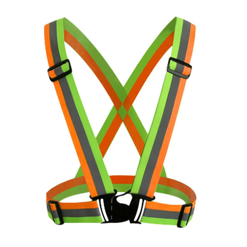 Elastic Safety Reflective Vest Straps with Reflect Strips Reflective