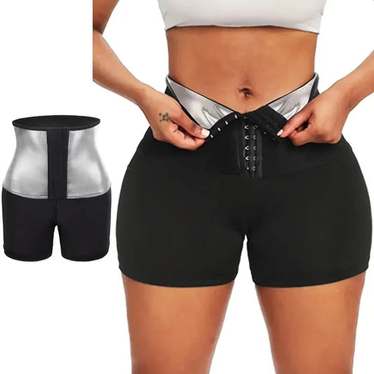 YBFDO Sweat Sauna Pants Body Shaper Weight Loss Slimming Shorts